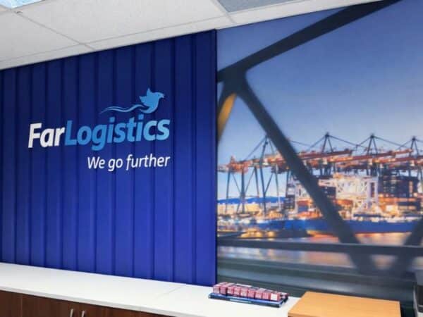 Branded Feature Wall Installation